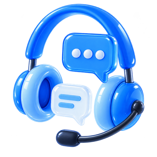 Ícone de fone de ouvido com microfone representando treino de pronúncia